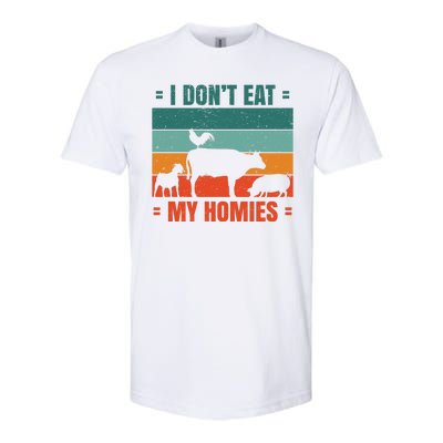 I Don't Eat My Homies Vegan Softstyle CVC T-Shirt