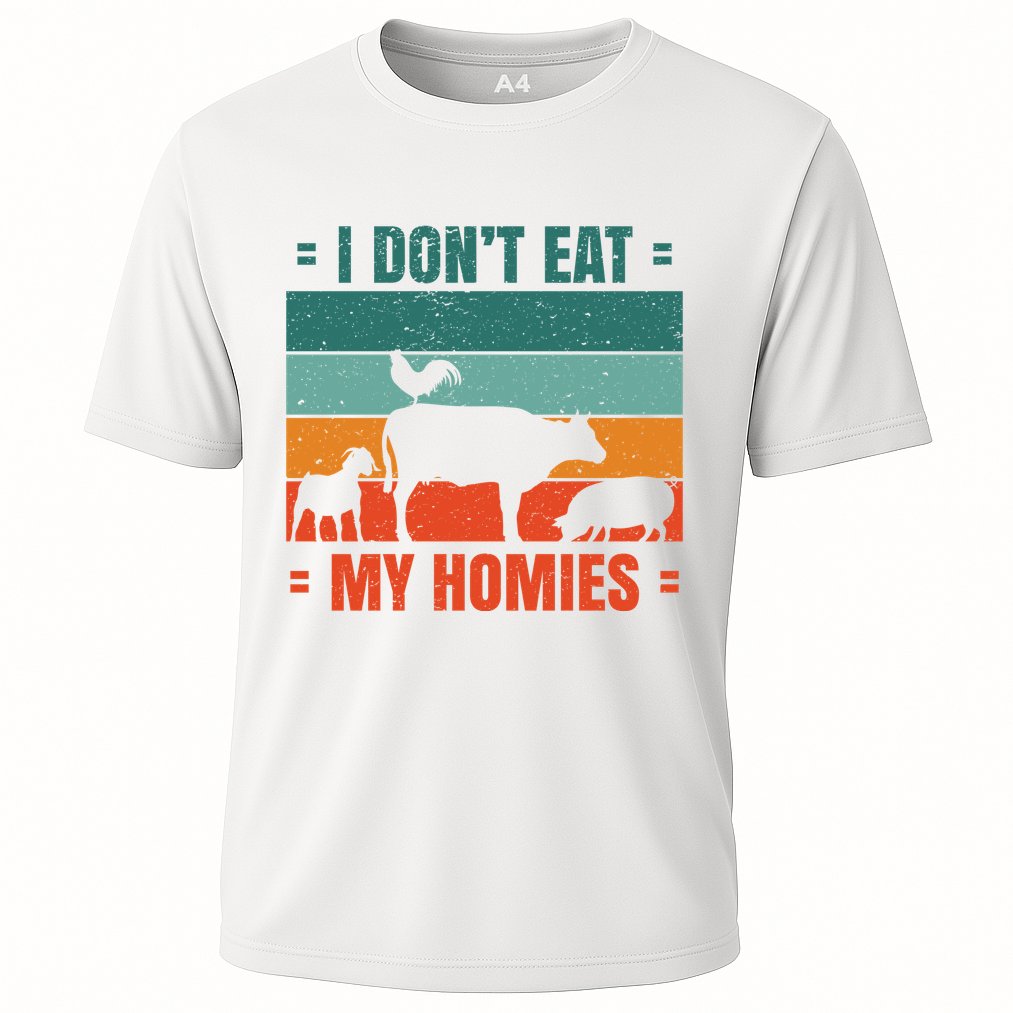 I Don't Eat My Homies Vegan Cooling Performance Crew T-Shirt