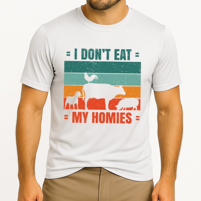 I Don't Eat My Homies Vegan Cooling Performance Crew T-Shirt