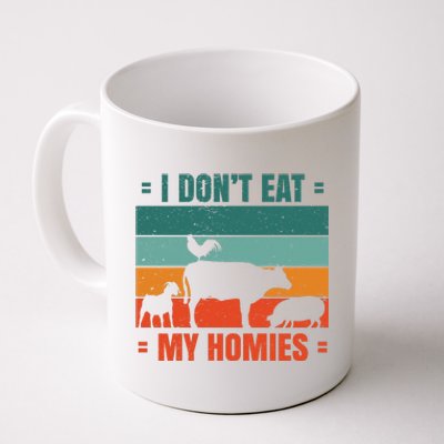 I Don't Eat My Homies Vegan Coffee Mug