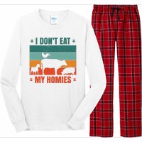 I Don't Eat My Homies Vegan Long Sleeve Pajama Set