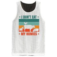 I Don't Eat My Homies Vegan Mesh Reversible Basketball Jersey Tank