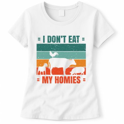 I Don't Eat My Homies Vegan Womens T-Shirt