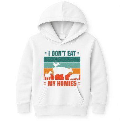 I Don't Eat My Homies Vegan Kids Hoodie