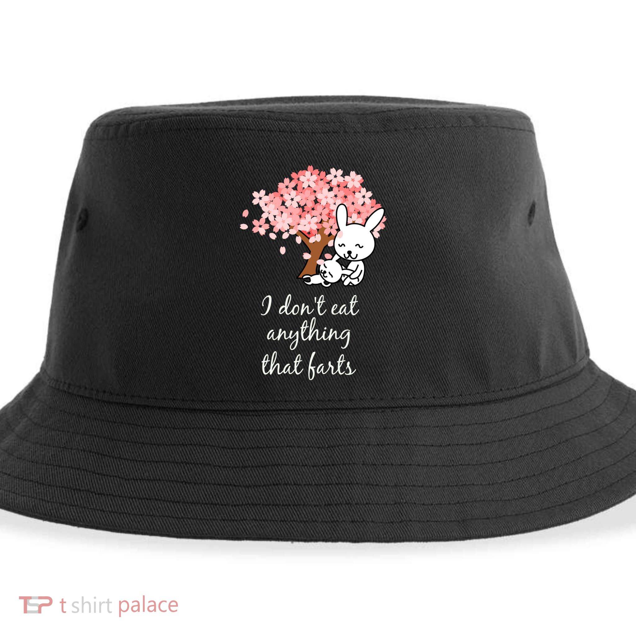 I Don’t Eat Anything That Farts Vegan Gift Sustainable Bucket Hat