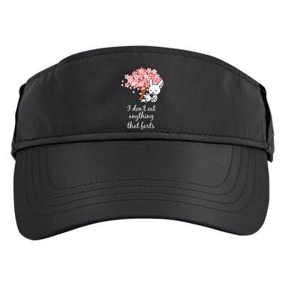 I Don’t Eat Anything That Farts Vegan Gift Adult Drive Performance Visor