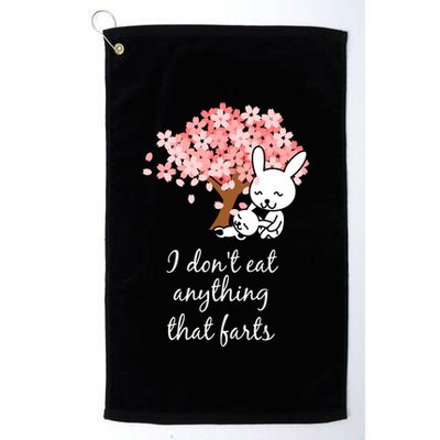 I Don’t Eat Anything That Farts Vegan Gift Golf Towel