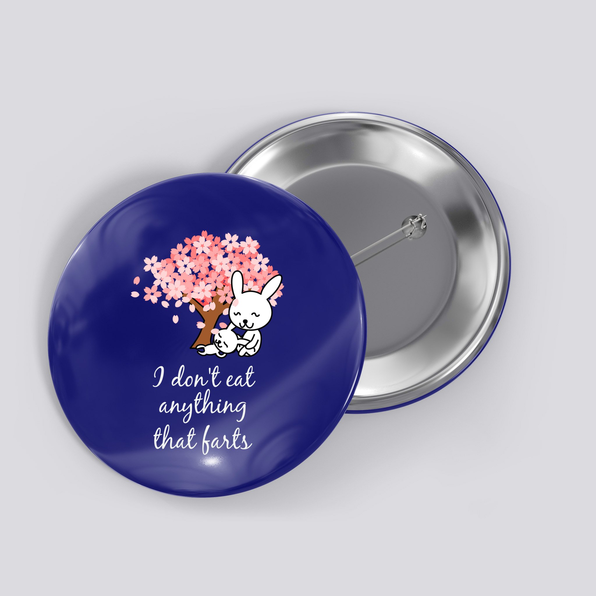 I Don’t Eat Anything That Farts Vegan Gift Button
