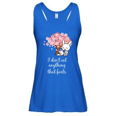 I Don’t Eat Anything That Farts Vegan Gift Ladies Essential Flowy Tank