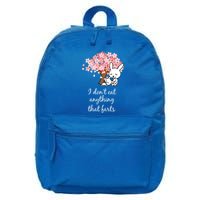 I Don’t Eat Anything That Farts Vegan Gift 16 in Basic Backpack