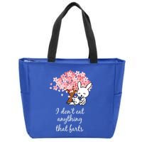 I Don’t Eat Anything That Farts Vegan Gift Zip Tote Bag
