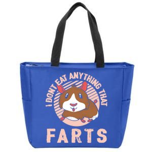 I Dont Eat Anything That Farts Funny Veganism Vegan Veggie Gift Zip Tote Bag