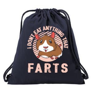 I Dont Eat Anything That Farts Funny Veganism Vegan Veggie Gift Drawstring Bag