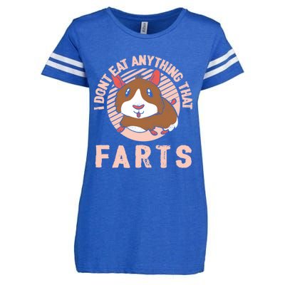 I Dont Eat Anything That Farts Funny Veganism Vegan Veggie Gift Enza Ladies Jersey Football T-Shirt