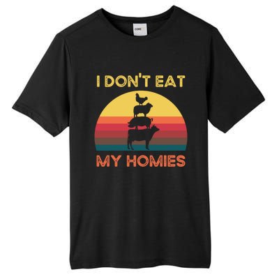 I Dont Eat My Homies Vintage Retro Vegetarian Nutrition Cute Gift Tall Fusion ChromaSoft Performance T-Shirt