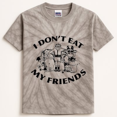 I Don't Eat My Friends Kids Tie-Dye T-Shirt