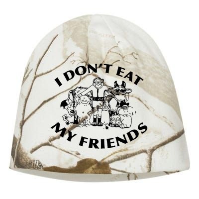 I Don't Eat My Friends Kati - Camo Knit Beanie