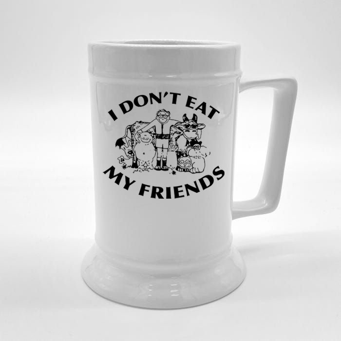 I Don't Eat My Friends Beer Stein