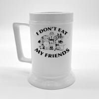 I Don't Eat My Friends Beer Stein