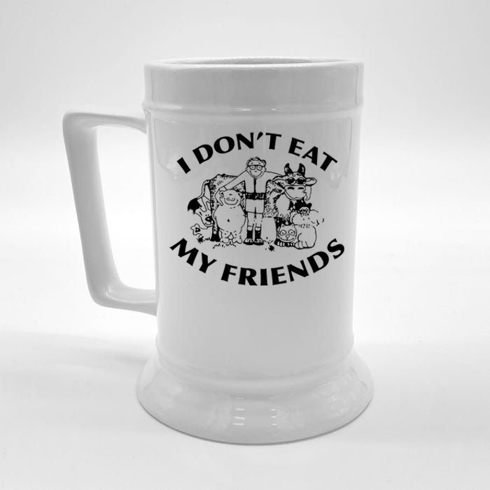 I Don't Eat My Friends Beer Stein