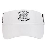 I Don't Eat My Friends Adult Drive Performance Visor