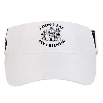 I Don't Eat My Friends Adult Drive Performance Visor