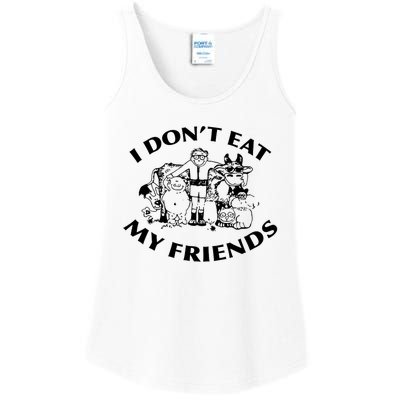 I Don't Eat My Friends Ladies Essential Tank