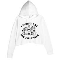 I Don't Eat My Friends Crop Fleece Hoodie