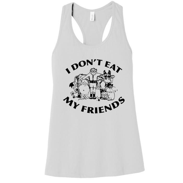 I Don't Eat My Friends Women's Racerback Tank