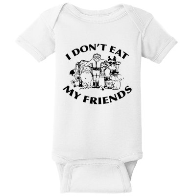 I Don't Eat My Friends Baby Bodysuit