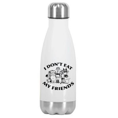 I Don't Eat My Friends Stainless Steel Insulated Water Bottle