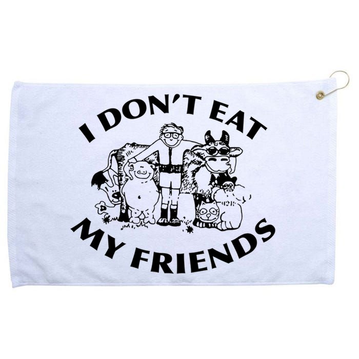 I Don't Eat My Friends Grommeted Golf Towel