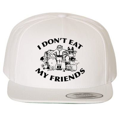 I Don't Eat My Friends Wool Snapback Cap