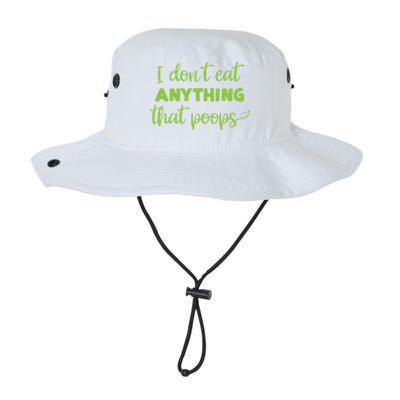 I Dont Eat Anything That Poops Vegan Plant Based Food Meaningful Gift Legacy Cool Fit Booney Bucket Hat