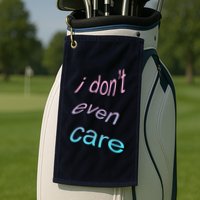 I Don't Even Care Golf Towel