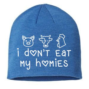 I Dont Eat My Homies Vegan Gift Sustainable Beanie