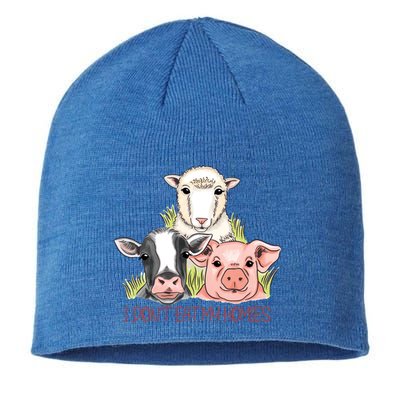 I Dont Eat My Homies Vegetable Vegetarian Funny Vegan Great Gift Sustainable Beanie