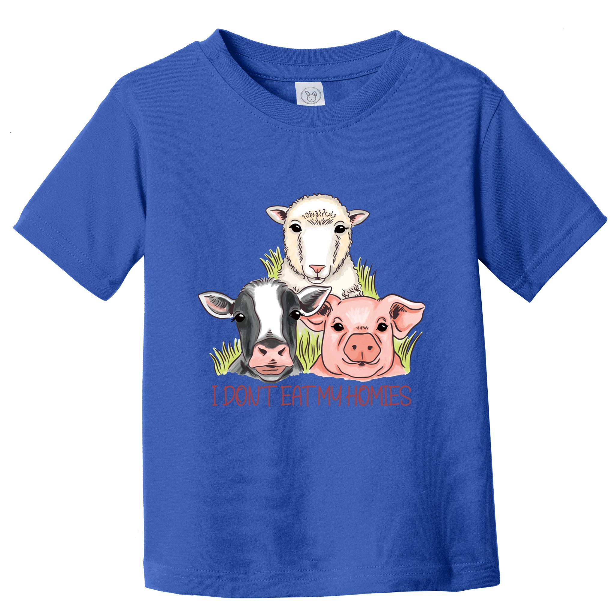 I Dont Eat My Homies Vegetable Vegetarian Funny Vegan Great Gift Toddler T-Shirt