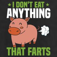 I Dont Eat Anythings That Farts Veggie Funny Veganism Funny Gift Adult Drive Performance Visor