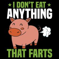 I Dont Eat Anythings That Farts Veggie Funny Veganism Funny Gift Wool Snapback Cap
