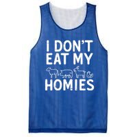 I Dont Eat My Homies Vegan Activism Protest Vegetarian Gift Mesh Reversible Basketball Jersey Tank