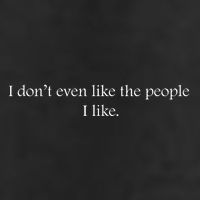 I Dont Even Like The People I Like Funny Slogan Sarcastic Apathetic Quote 25L Jumbo Tote