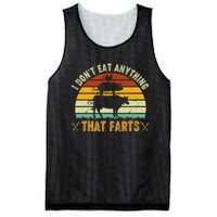 I DonT Eat Anything That Farts World Vegetarian Day Mesh Reversible Basketball Jersey Tank