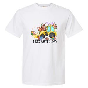 I Dig Easter Day Gift Easter Egg Floral Garment-Dyed Heavyweight T-Shirt