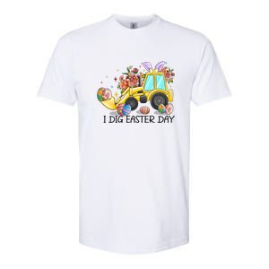 I Dig Easter Day Gift Easter Egg Floral Softstyle CVC T-Shirt