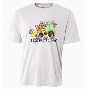 I Dig Easter Day Gift Easter Egg Floral Cooling Performance Crew T-Shirt