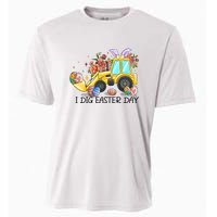 I Dig Easter Day Gift Easter Egg Floral Cooling Performance Crew T-Shirt