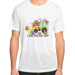 I Dig Easter Day Gift Easter Egg Floral Adult ChromaSoft Performance T-Shirt