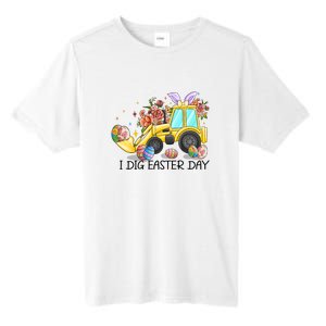 I Dig Easter Day Gift Easter Egg Floral Tall Fusion ChromaSoft Performance T-Shirt