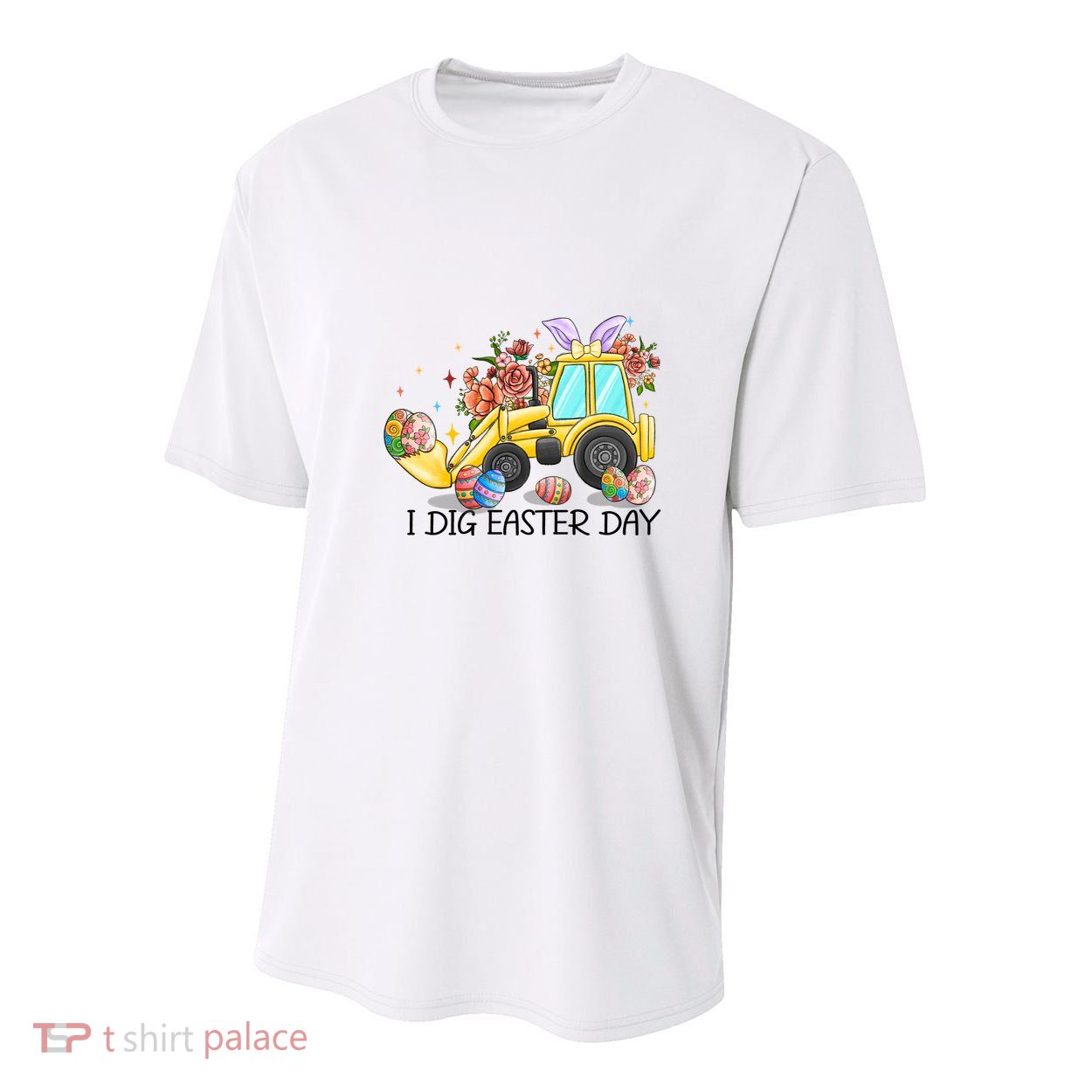 I Dig Easter Day Gift Easter Egg Floral Youth Performance Sprint T-Shirt